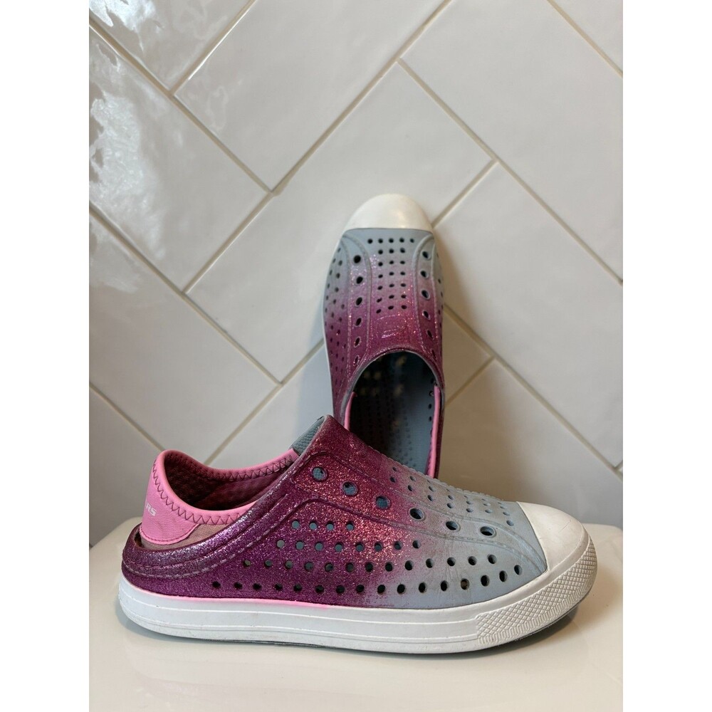 Skechers Foamies Guzman Steps-Ombre Glitter 308065L Big Girls' size 4 Slip On